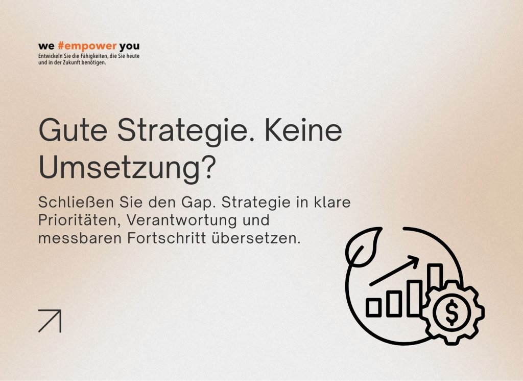 Strategie Umsetzung scheitert