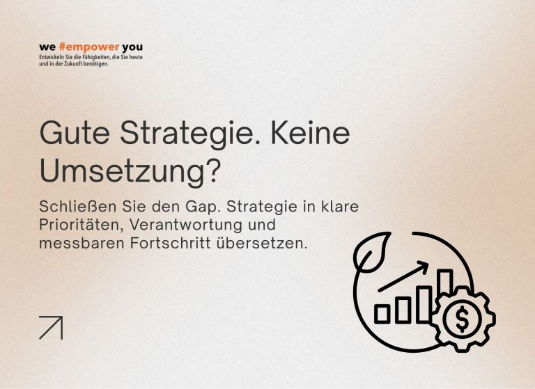 Strategie Umsetzung scheitert